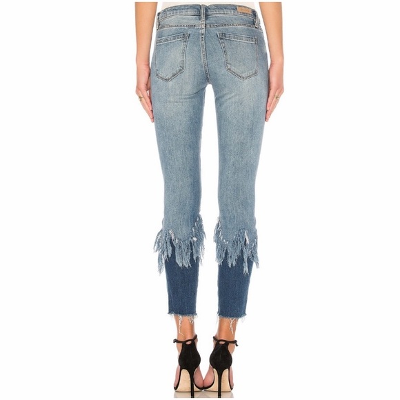 BLANK NYC SECRET WEAPON FRAYED IN BLUE BY REVOLVE SIZE 26 - Picture 3 of 8